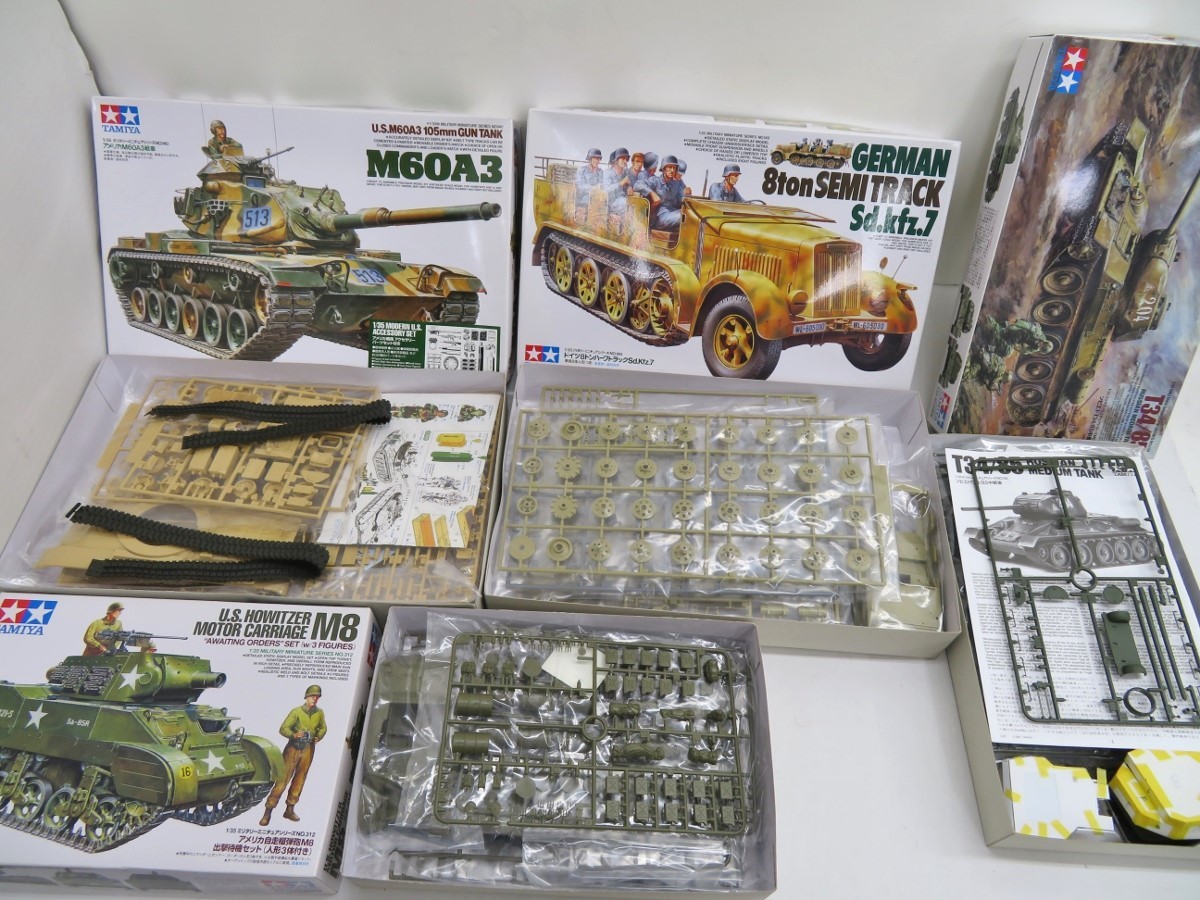070B157☆【ジャンク品】TAMIYA/タミヤ ミリタリー プラモデル まとめ