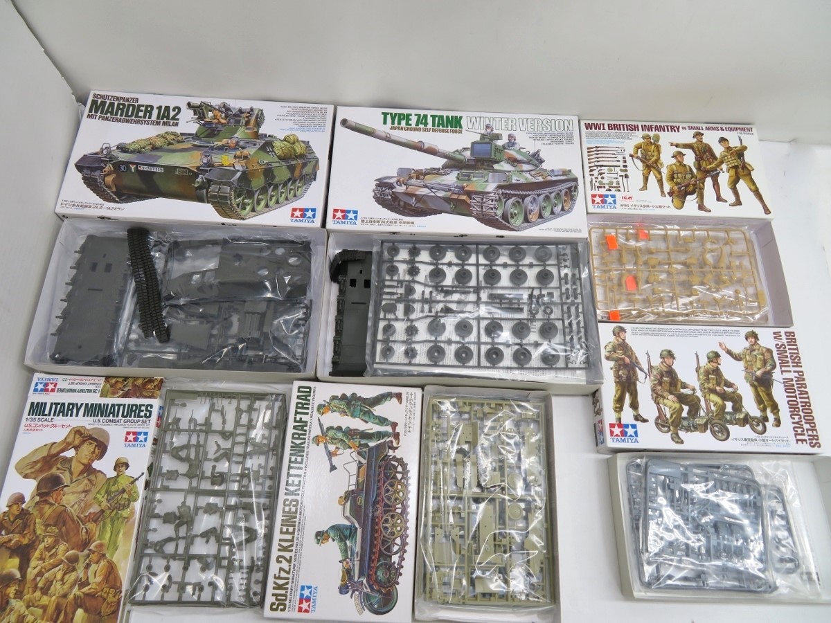 070B157☆【ジャンク品】TAMIYA/タミヤ ミリタリー プラモデル まとめ