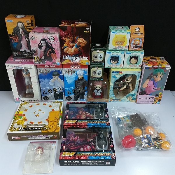 mF485d [大量] ジャンプ 呪術廻戦 鬼滅の刃 ドラゴンボール 北斗の拳 ジョジョの奇妙な冒険 黒子のバスケ 一番くじ ブルマ 他 | ホビー U