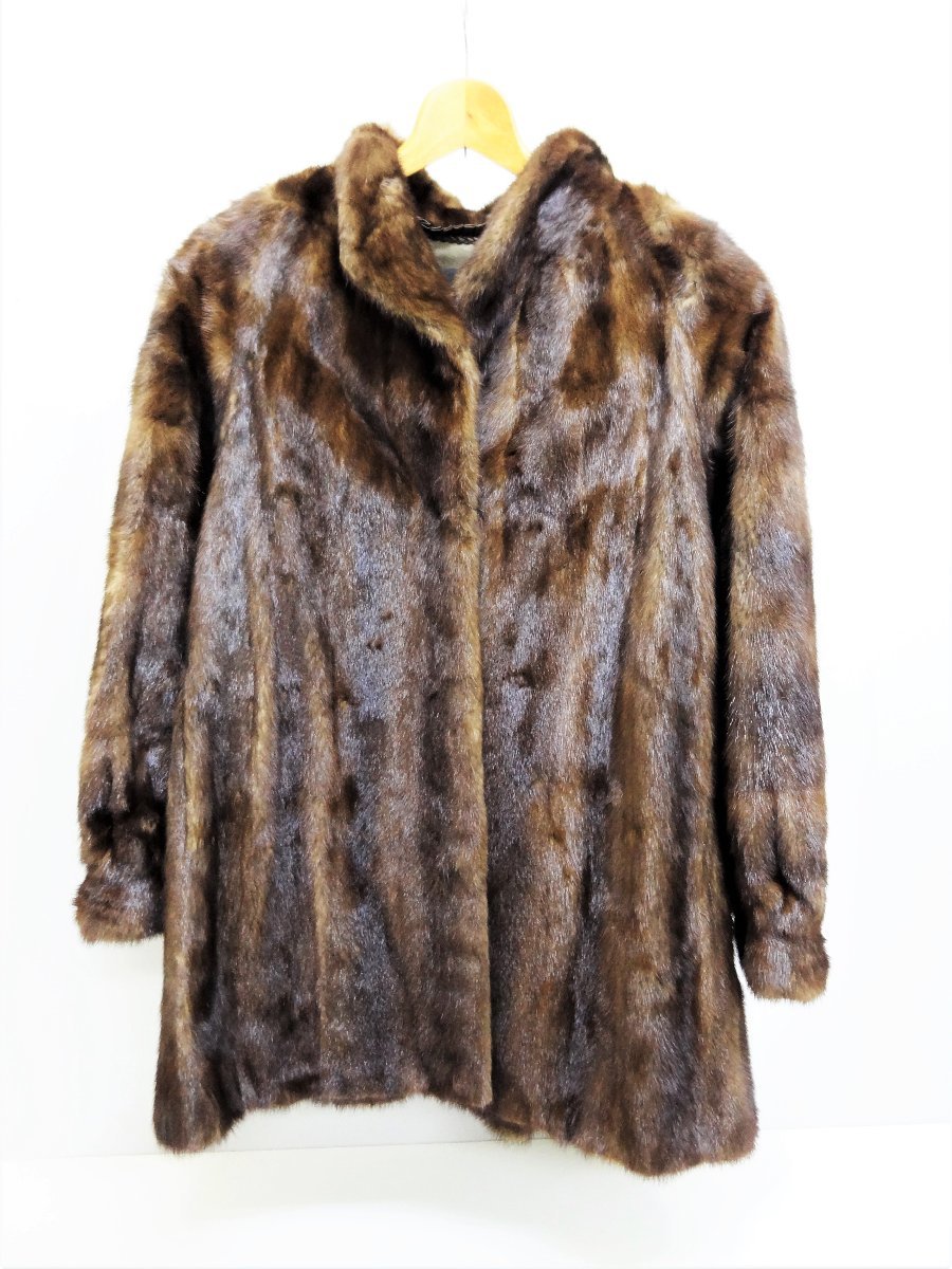 サガミンク SAGA MINK SERECTED セレクティド 毛皮 ハーフコート
