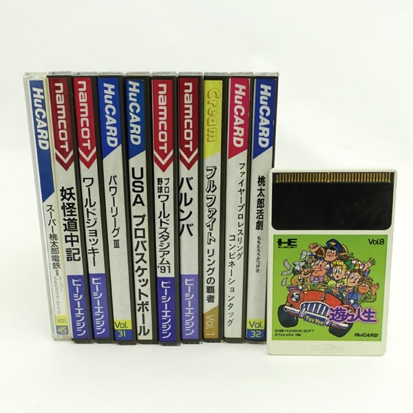 ★ NEC ハドソン CORE GRAFX PCエンジン コアグラフィックス ゲーム機 ソフトおまとめ HuCARD PI-TG3 ジャンク品 (0220442933) PCエンジン NEC CoreGrafx