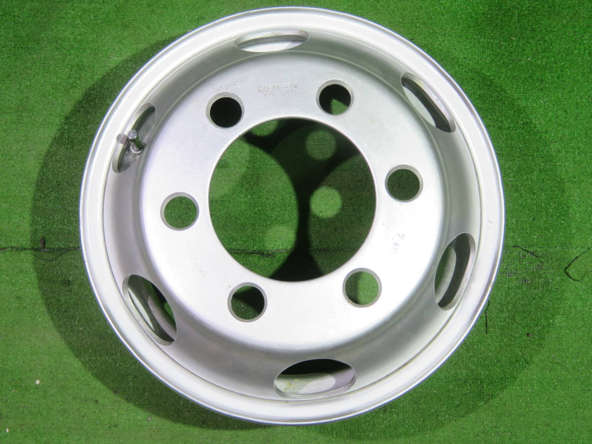 正規品，低価 TOPY製 トラック用 スチールホイール RAEA 16&times;6K 128-9TC PCD222.25 6H シルバー 1本 キャンター エルフ デュトロ スペア用 等 13B(ホイール)｜売買されたオークション情報、yahooの商品情報をアーカ ホイール