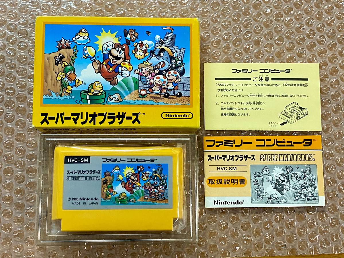 FC 良好　スーパーマリオブラザーズ　箱説付き　珍品　レア　ファミコン スーパーマリオ