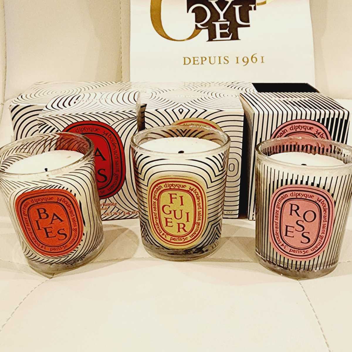 diptyque キャンドル3点セット ディプティック おまけ付き
