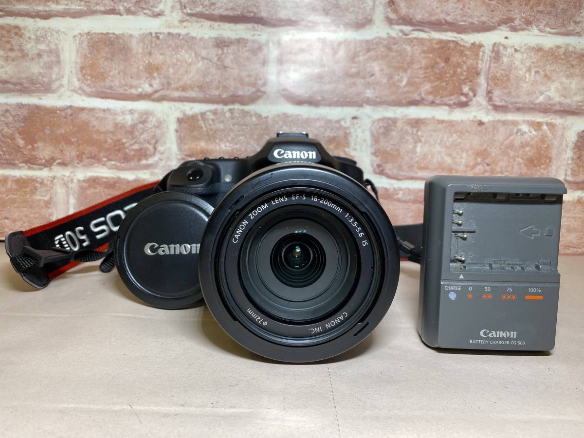 EOS 50D Canon デジタル一眼レフ EF-S18-200ISレンズキット 6D☆50mm単焦点