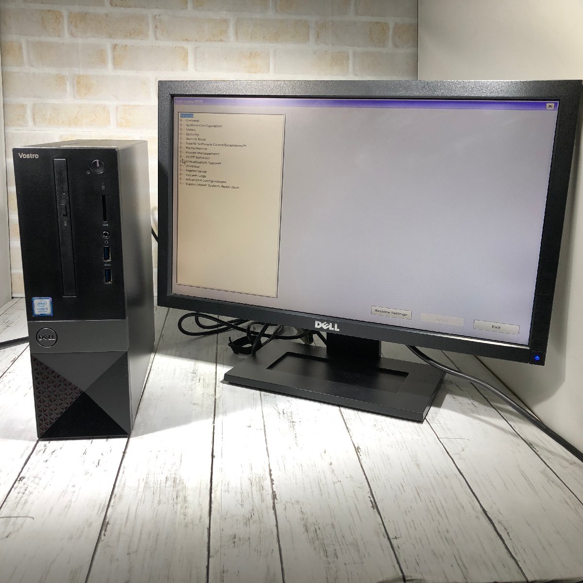 DELL Vostro 3470 Core i3 8100 3.60GHz/4GB/1TB 〔0119D07〕 Vostro 0