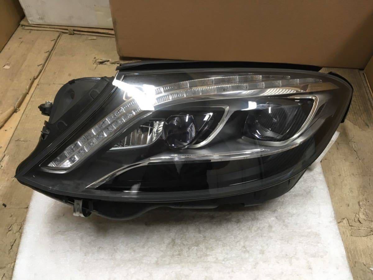 ベンツ W222 Sクラス 前期 純正 LED ヘッドライト 左 破損無し 補修跡