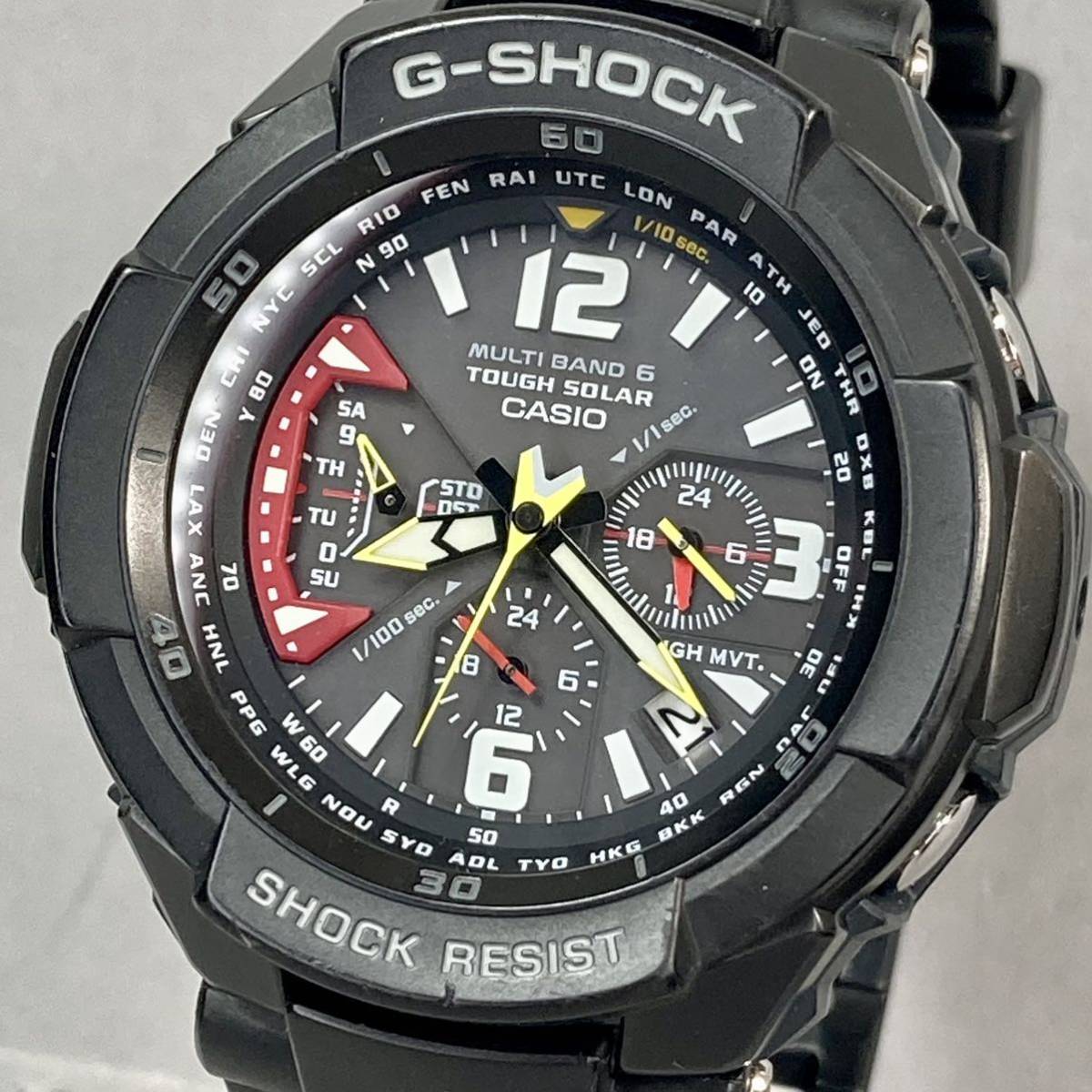 G-SHOCK GW-3000B-1AJF Yahoo!オークション グラビティ 美品G-SHOCK GW 