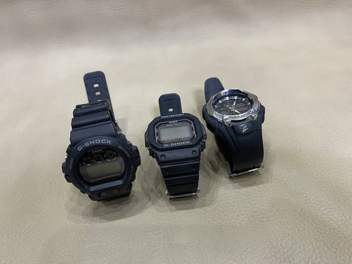 動作未確認CASIO ジャンク G-SHOCK4点セット Gショック ベビーG 