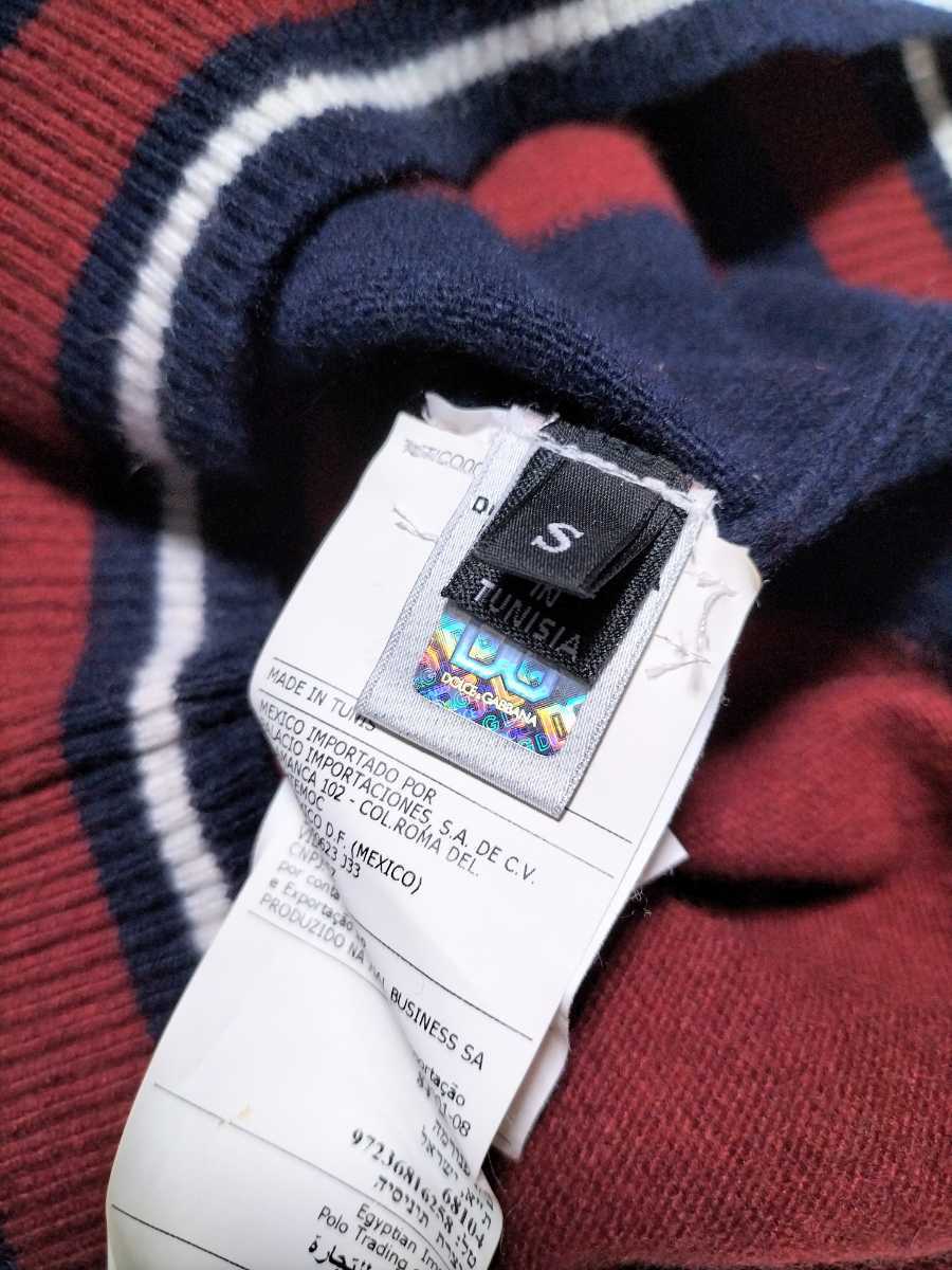 高級カシミヤ混☆Sサイズ 美品 D&G ニットセーター/赤 ドルチェ