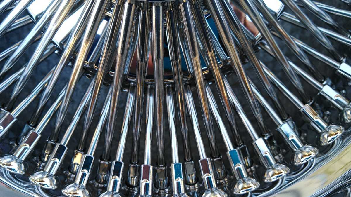 デイトン100スポーク ワイヤーホイール 14インチ7J リバース dayton