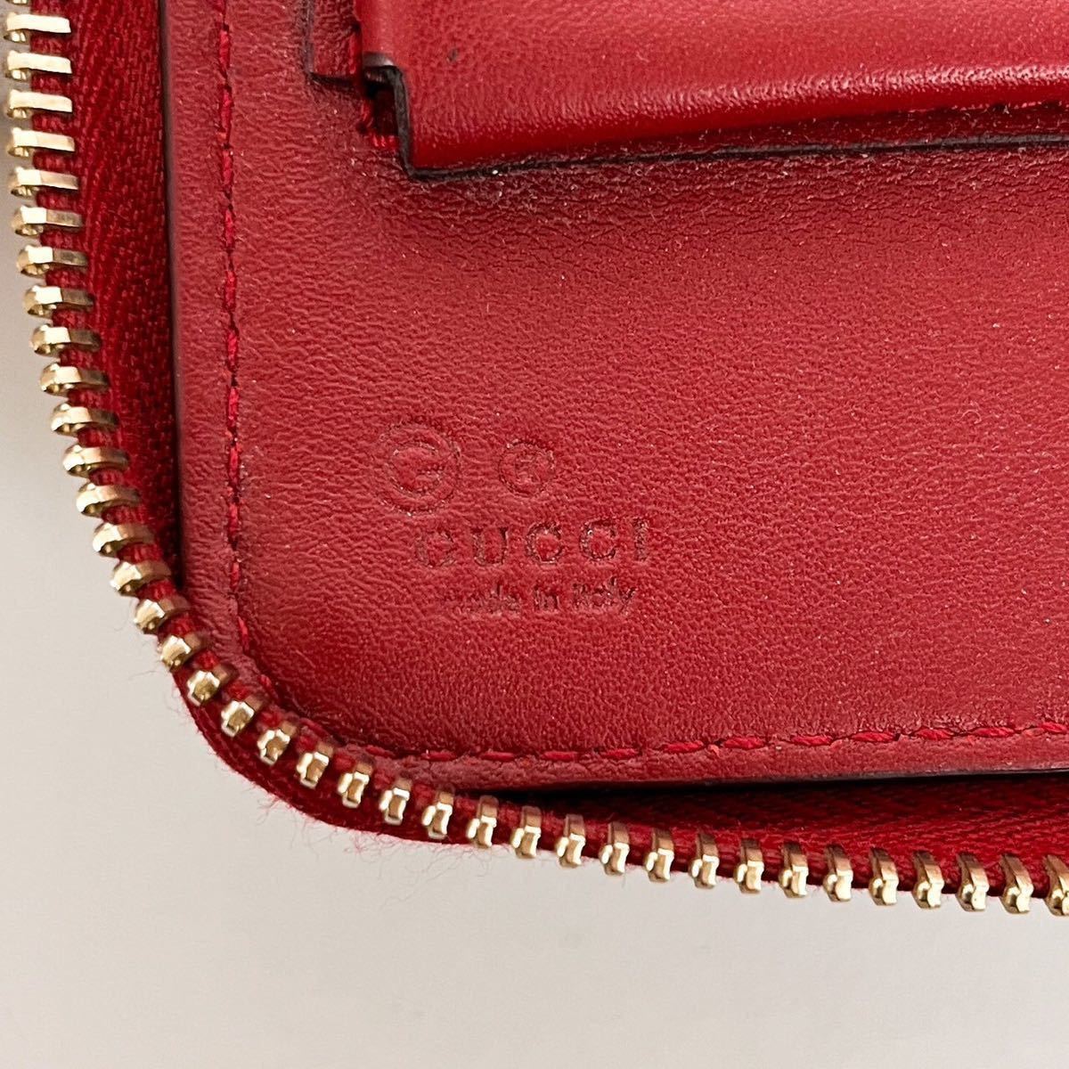極美品】グッチ GUCCI ダブルファスナー オーガナイザー トラベル 