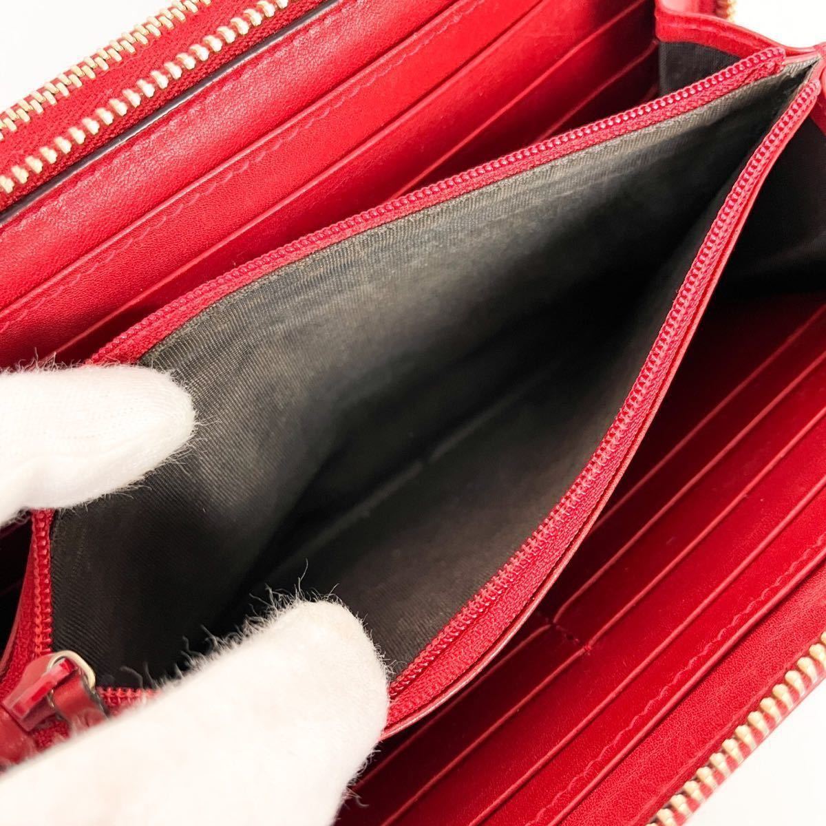 極美品】グッチ GUCCI ダブルファスナー オーガナイザー トラベル