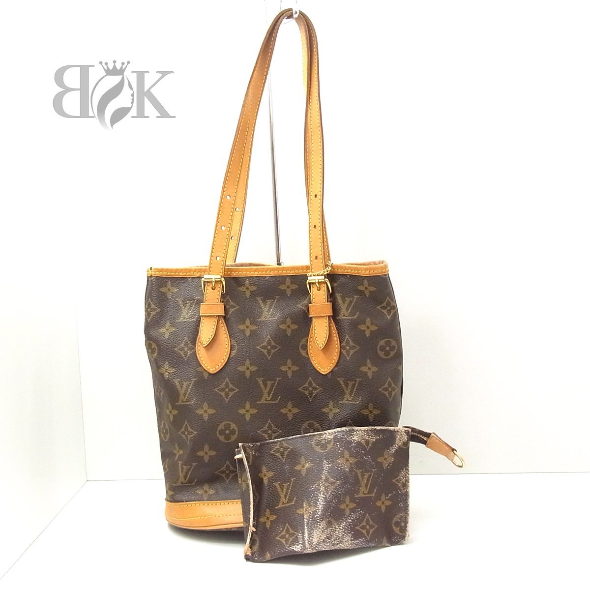 ヴィトン M42238 モノグラム バケットPM VI0040 ジャンク ●