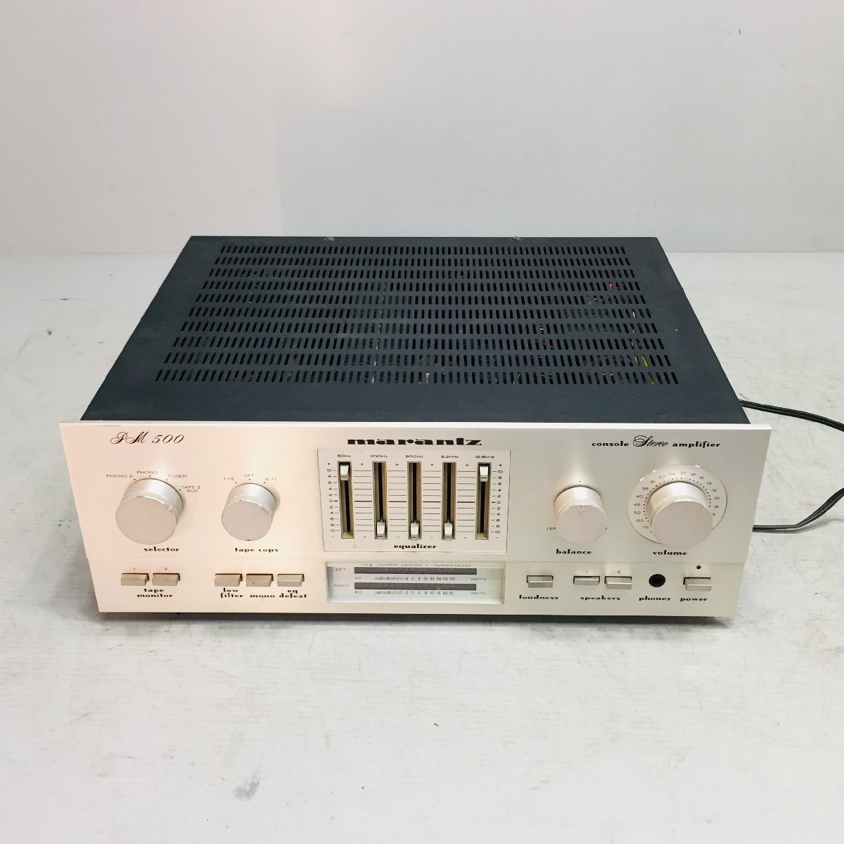 △【ジャンク品 通電OK 動作OK】Marantz マランツ プリメインアンプ