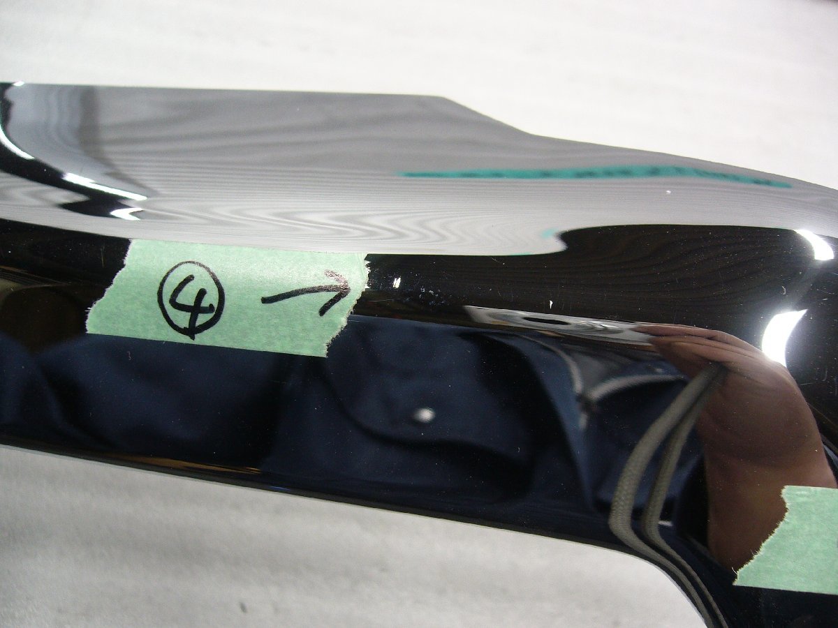 （H401-06）訳あり品　即納可！ V.30アルファード　エアログレード専用　フロントバンパーガーニッシュ【メッキ】 VANQUISH　六価クローム_8