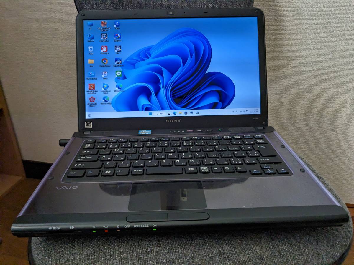 爆速＆豪華 SONY VAIO PCG-61813N core i3 メモリ8GB 新品SSD512GB・HDD1TB Blu-ray WEBカメラ Office 2021 BackUpDisk付 #17