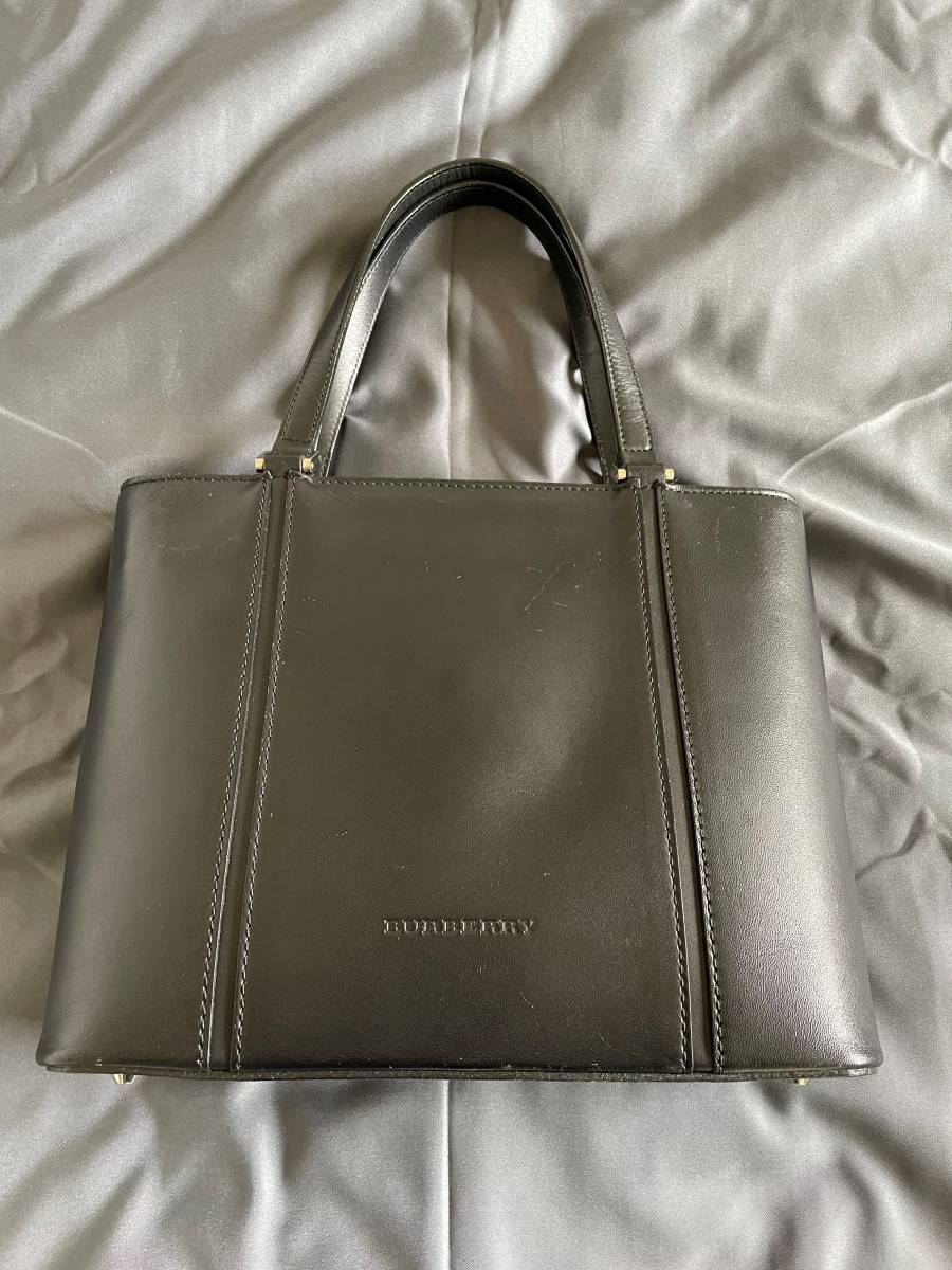 BURBERRYハンドバッグ 美品 ⭐️極美品⭐️バーバリー 2way フラップ