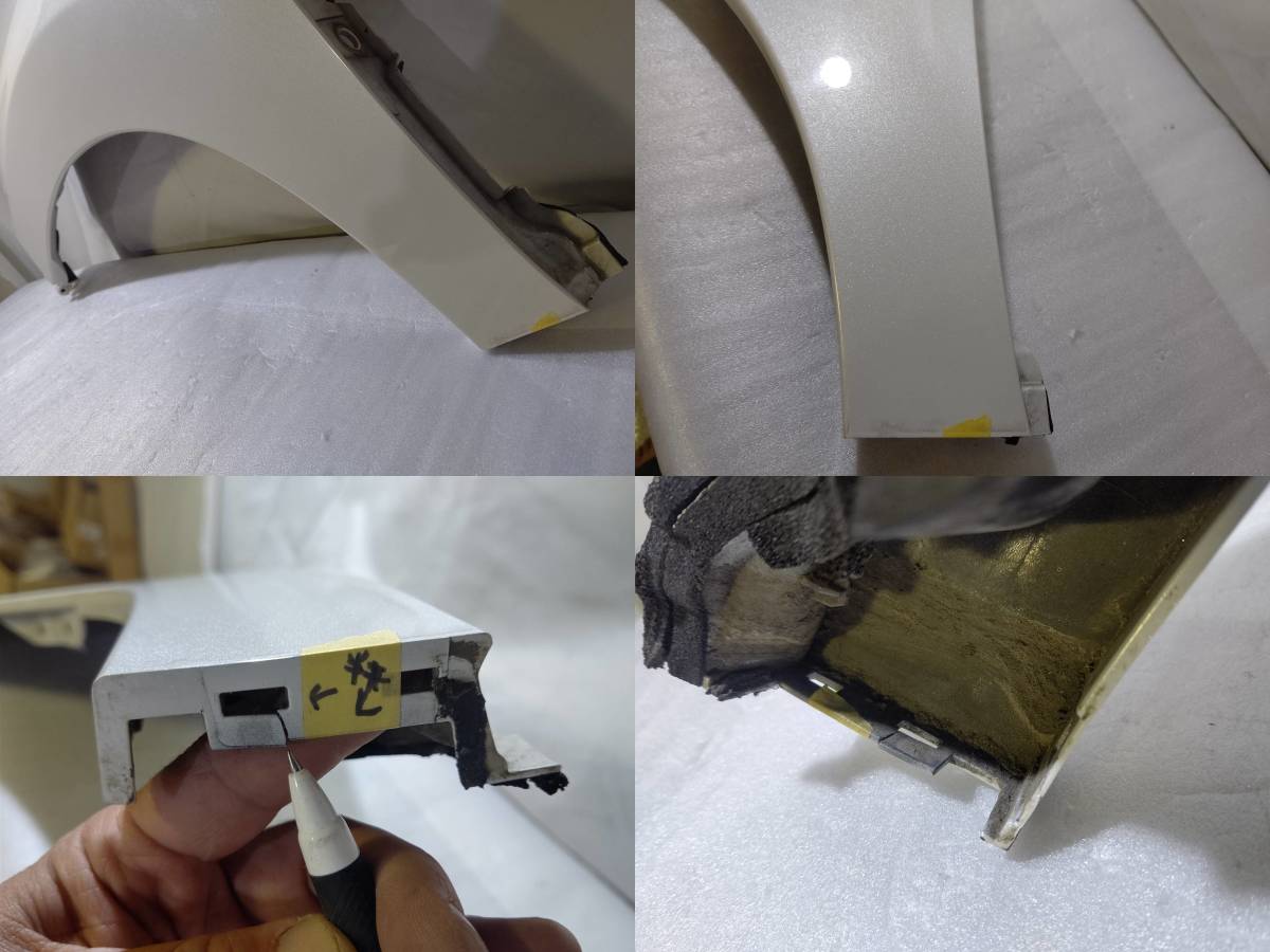 低価，SALE 即決交渉OK！ キズ少々 画像要確認 業者様 W24 パール LA600S 前期 LA610S タントカスタム 左フロントフェンダー 左フェンダー 53812-B2671
