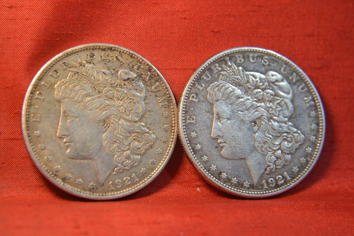 〆○USA銀貨☆モルガン・ダラー☆1921☆ミントマークS☆ 身辺整理・ 〆○USA銀貨☆モルガン・ダラー☆1921☆ミントマークS☆ 身辺整理・
