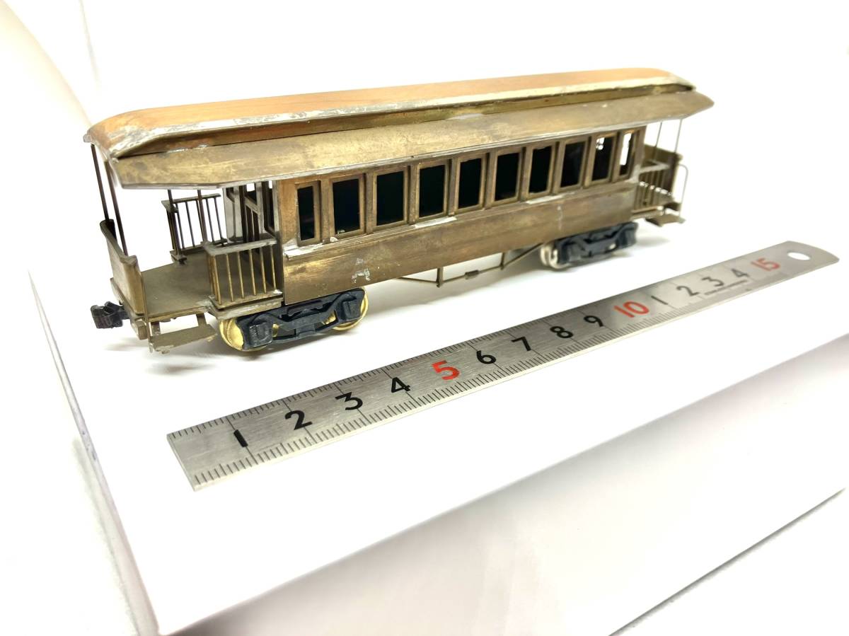 格安，セール スクラッチ 展望車 ダブル ルーフ 客車 ブラス& 木 ＨＯ 猫屋線 沼尻 頸城鉄道 ナローにも 軽便鉄道 鉄道模型 ジャンク(HOゲージ)｜売買されたオークション情報、yahooの商品情報をアーカイ その他