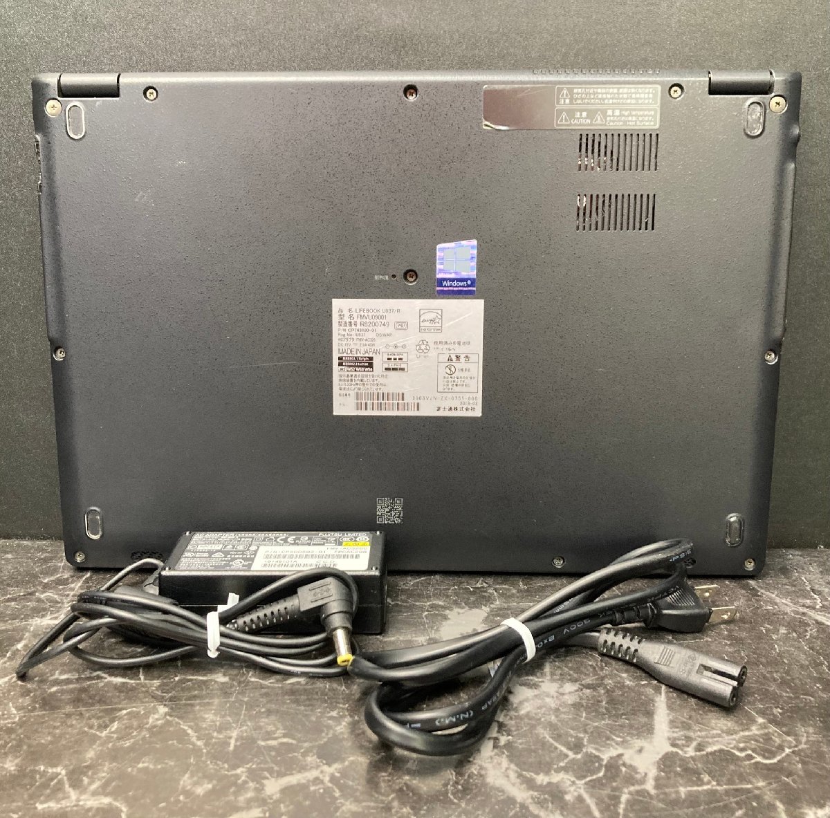 1円～ □ジャンク 富士通 LIFEBOOK U937/R / Core i5 7300U 2.60GHz