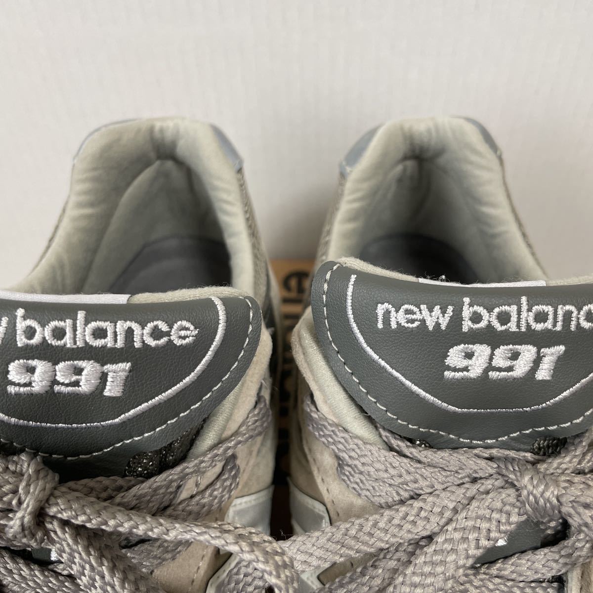 美品！ ニューバランス new balance M991GL US8D 26.0cm グレー 992 