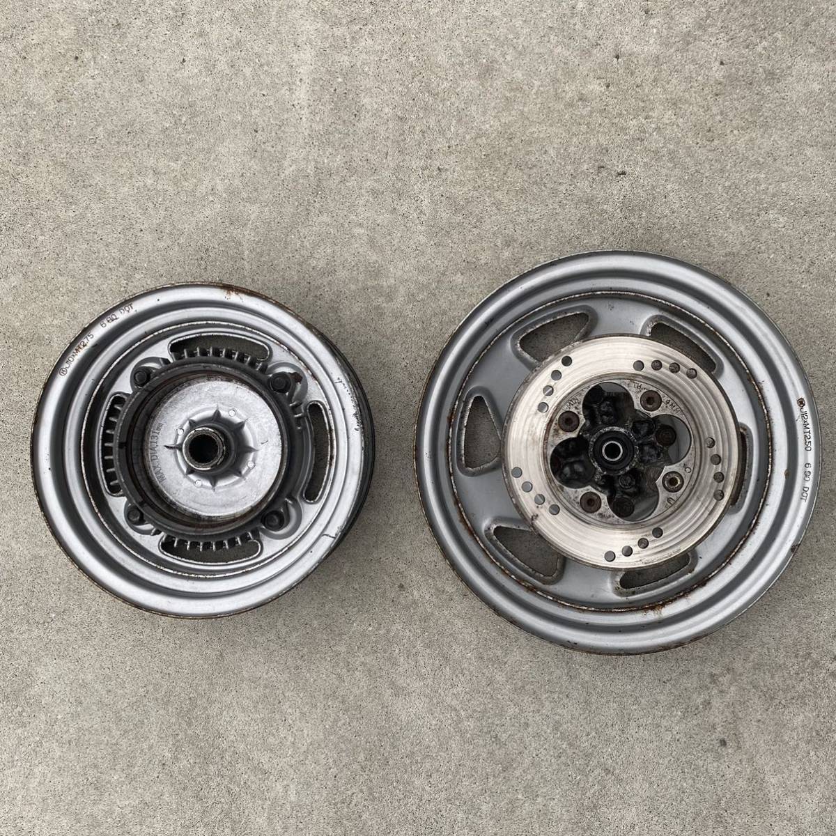 ホンダ フュージョン ヘリックス 純正 鉄チンホイール 希少 ホンダ