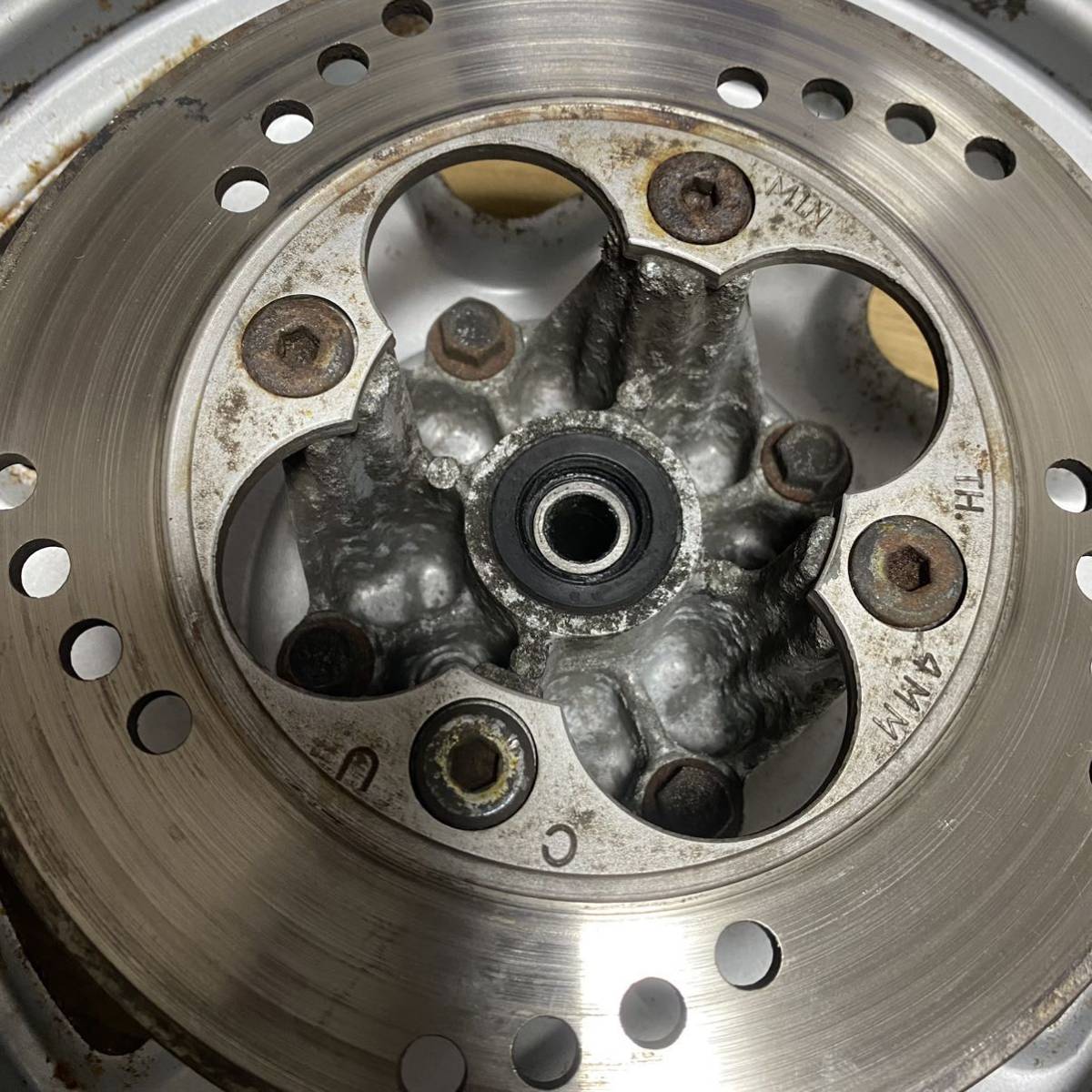 ホンダ フュージョン ヘリックス 純正 鉄チンホイール 希少 ホンダ