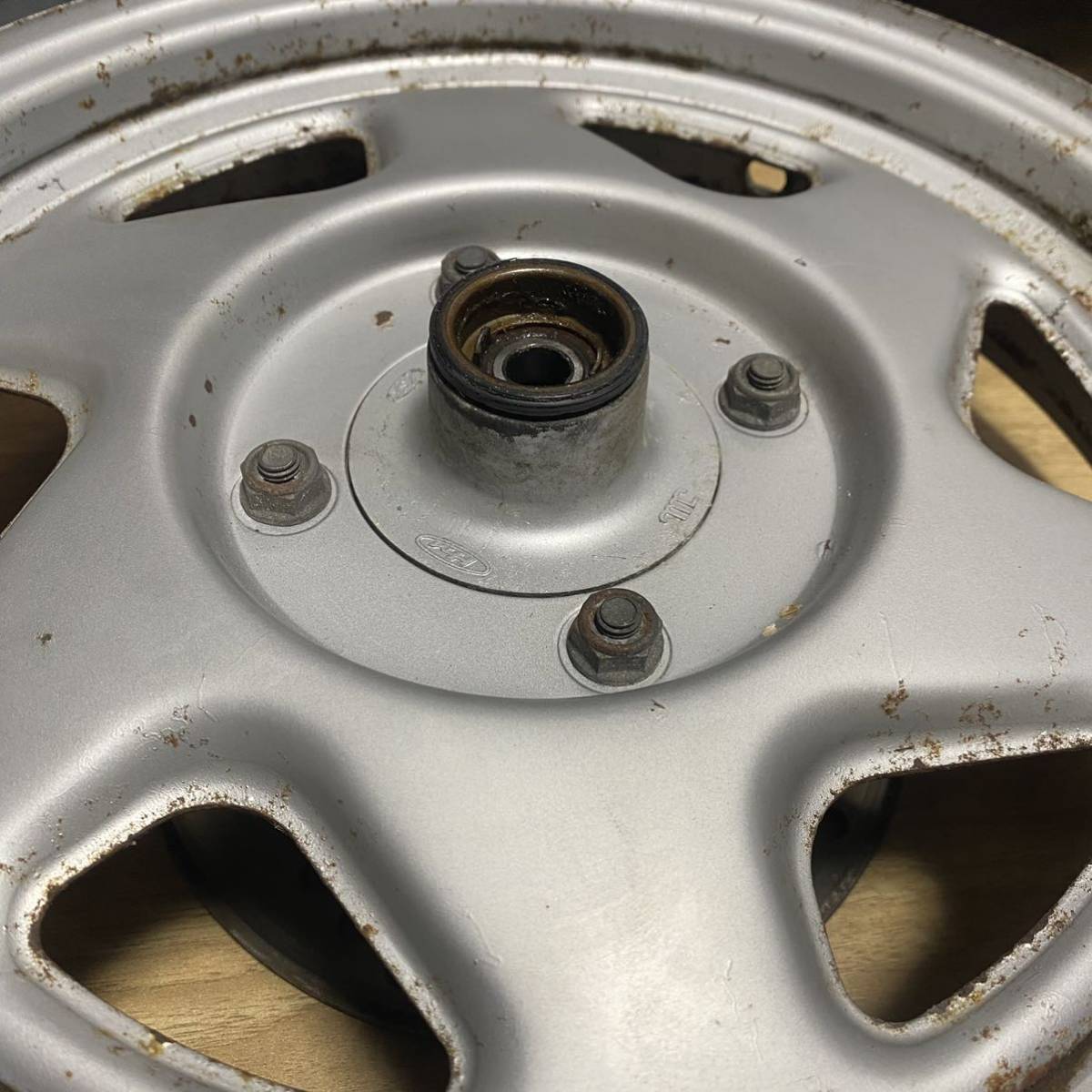 ホンダ フュージョン ヘリックス 純正 鉄チンホイール 希少 ホンダ