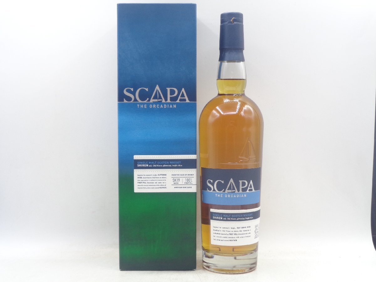 SCAPA THE ORCADIAN SKIREN スキャパ スキレン シングルモルト スコッチ ウイスキー 700ml 40% 未開封 古酒 箱入 X123065