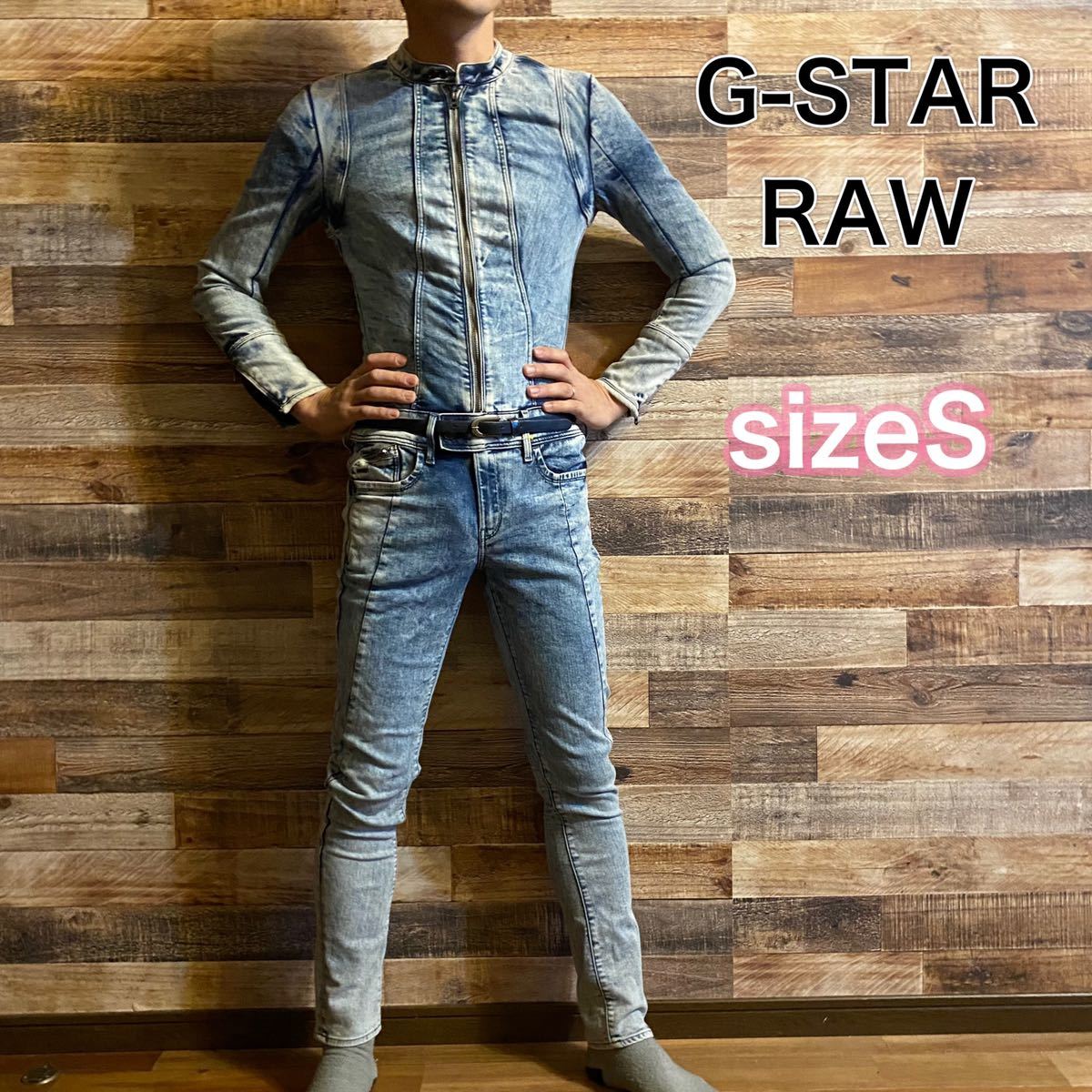 G-STAR RAW ワンピース型オールインワン S～M 3Dジャンプスーツ 