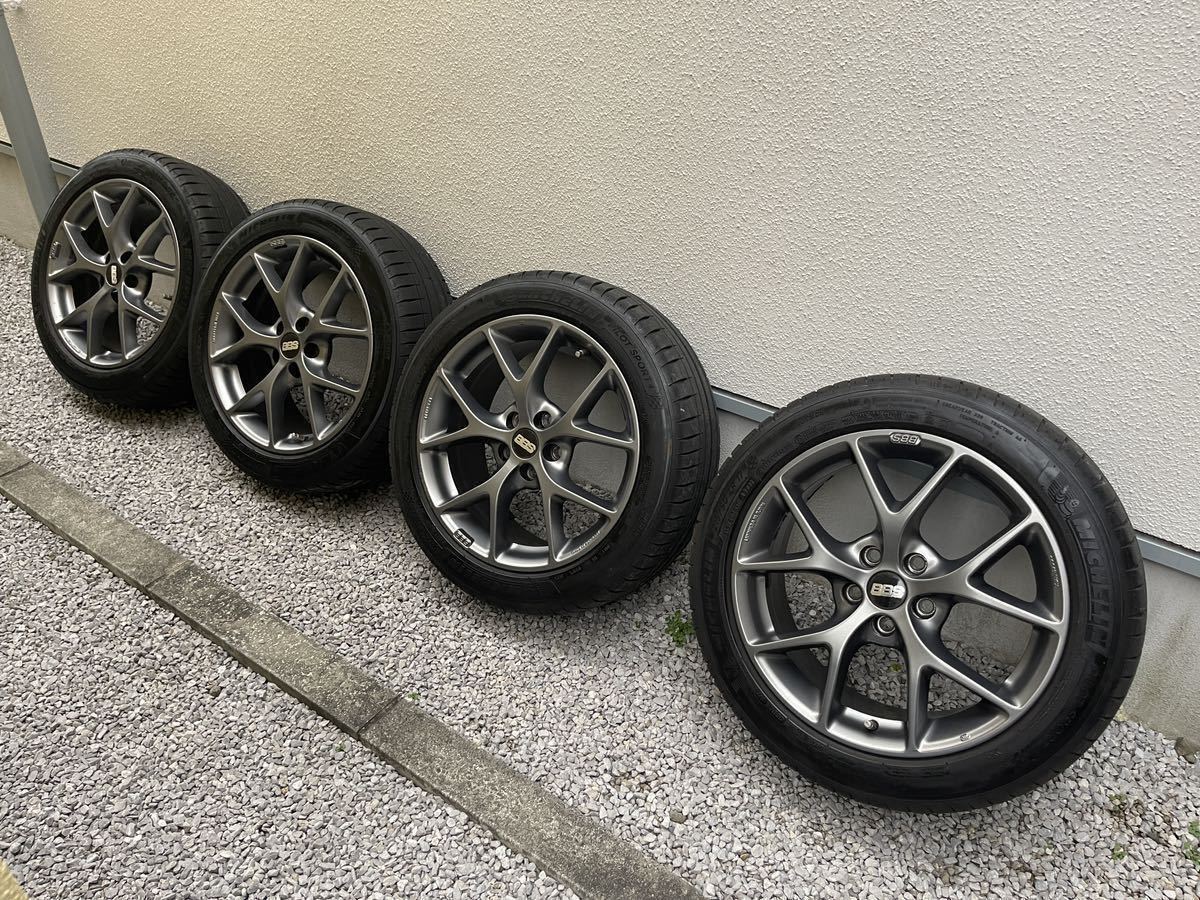 SR BBS 5x108 17x7.5 Satin Grey PCD108 ET45 Wheel Wheels 5穴 SR007 