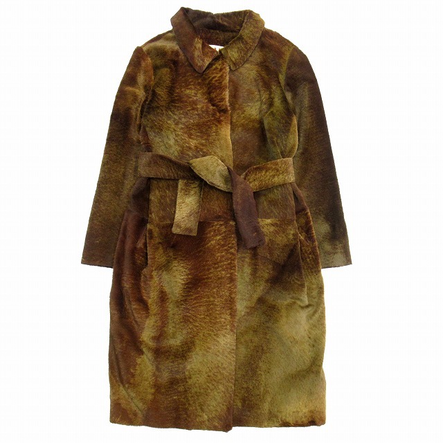 マルニ MARNI カンガルー ファー ロング コート ジャケット ブルゾン 
