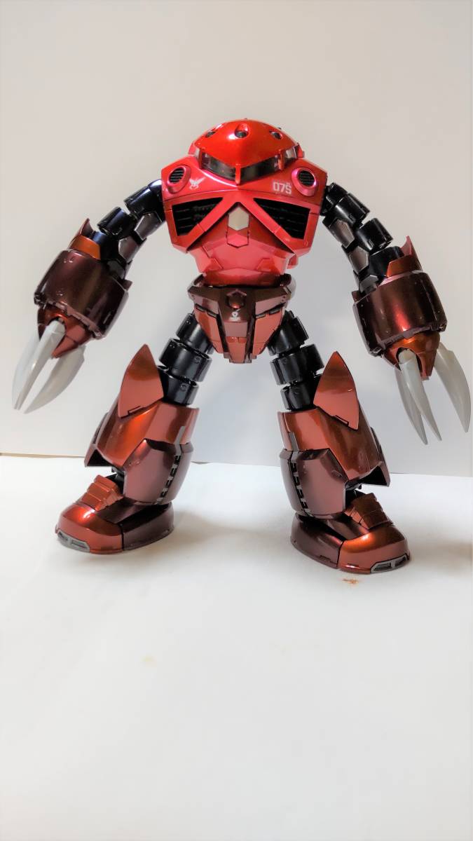 ガンプラ 完成品 キャンディー塗装 RG ズゴック シャア専用風(完成品 