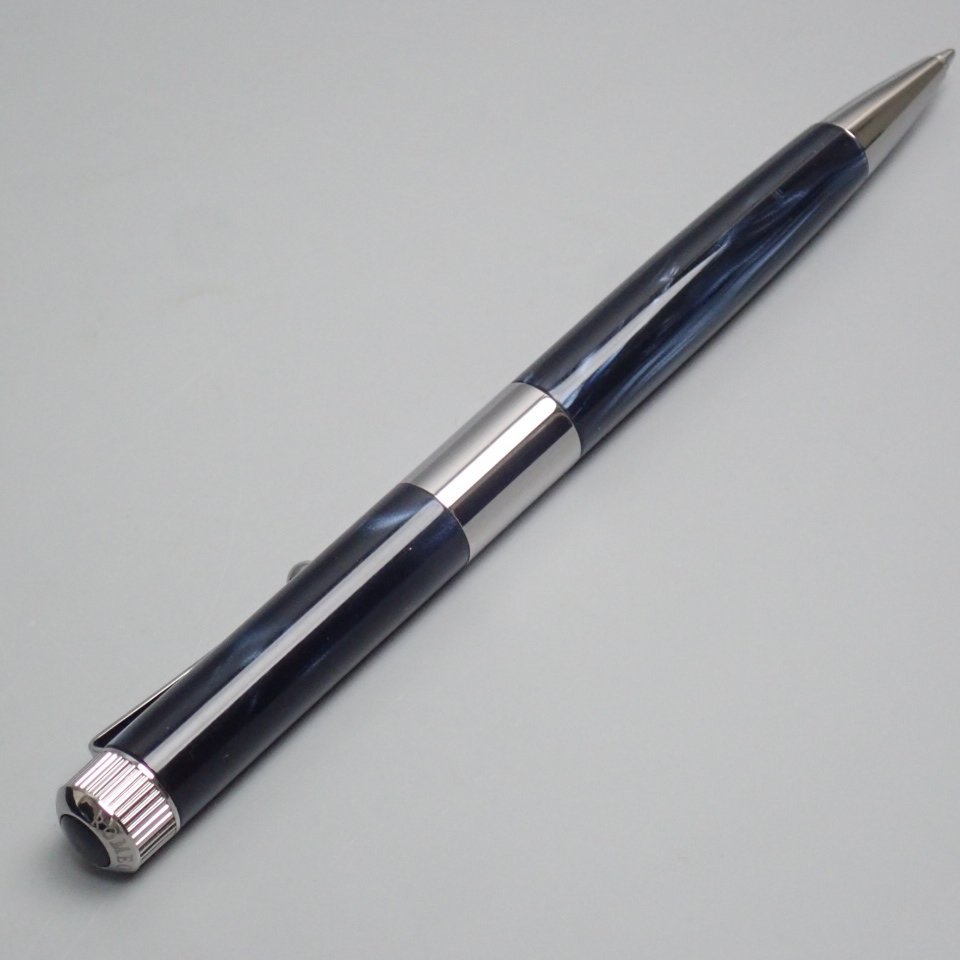 ☆美品 ROMEO/ロメオ No.3 ボールペン 細軸 イタリアンブルー/0.7mm