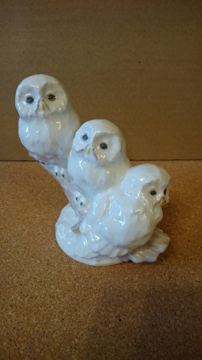 置物 “フクロウ 三兄弟” | ノリタケ食器公式オンラインショップ