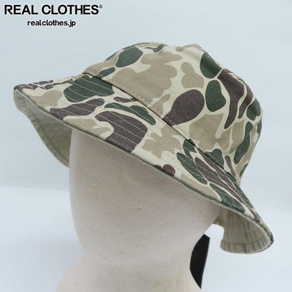 未使用】KITH NYC/キス リバーシブル カモ バケットハット KH5937-209