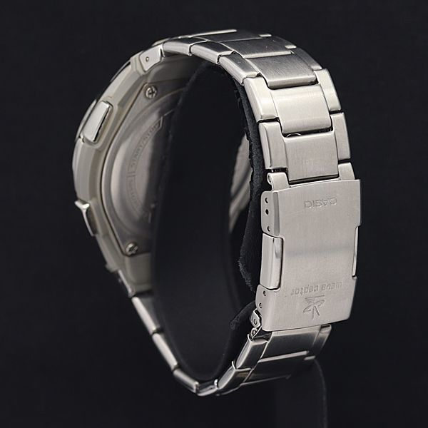 1円 稼働 良品 箱/コマ5付 カシオ 電波ソーラー WVQ-M410 ウェーブセプター デイデイト マルチバンド6 黒文字盤 メンズ腕時計 XYZ2000000▽