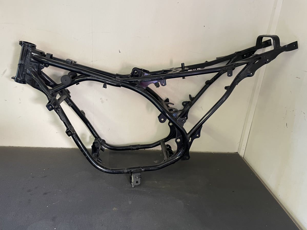 希少 書付き ヤマハ RZ350 初期型 4U0正規打刻 フレーム 検 RZ250R RZ350R 4l3 29L 29K YAMAHA メインフレーム CBX400F rz250 書あり