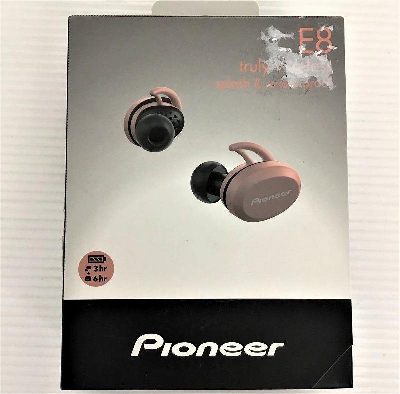 【未開封・中古品】 パイオニア / Pioneer SE-E8TW インナーイヤータイプ 密閉型ダイナミック Bluetooth対応 ピンク 10011743