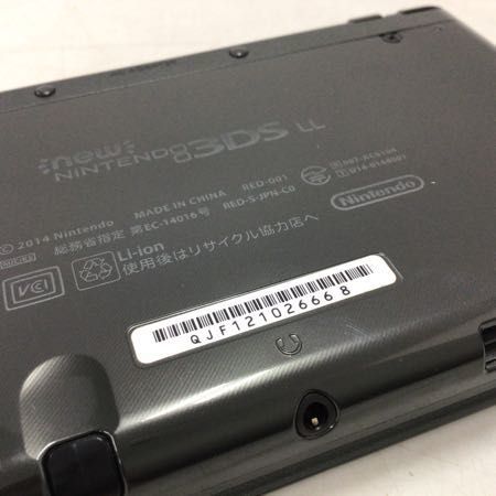 1円〜 動作確認済み 初期化済 任天堂 new NINTENDO 3DS LL RED-001