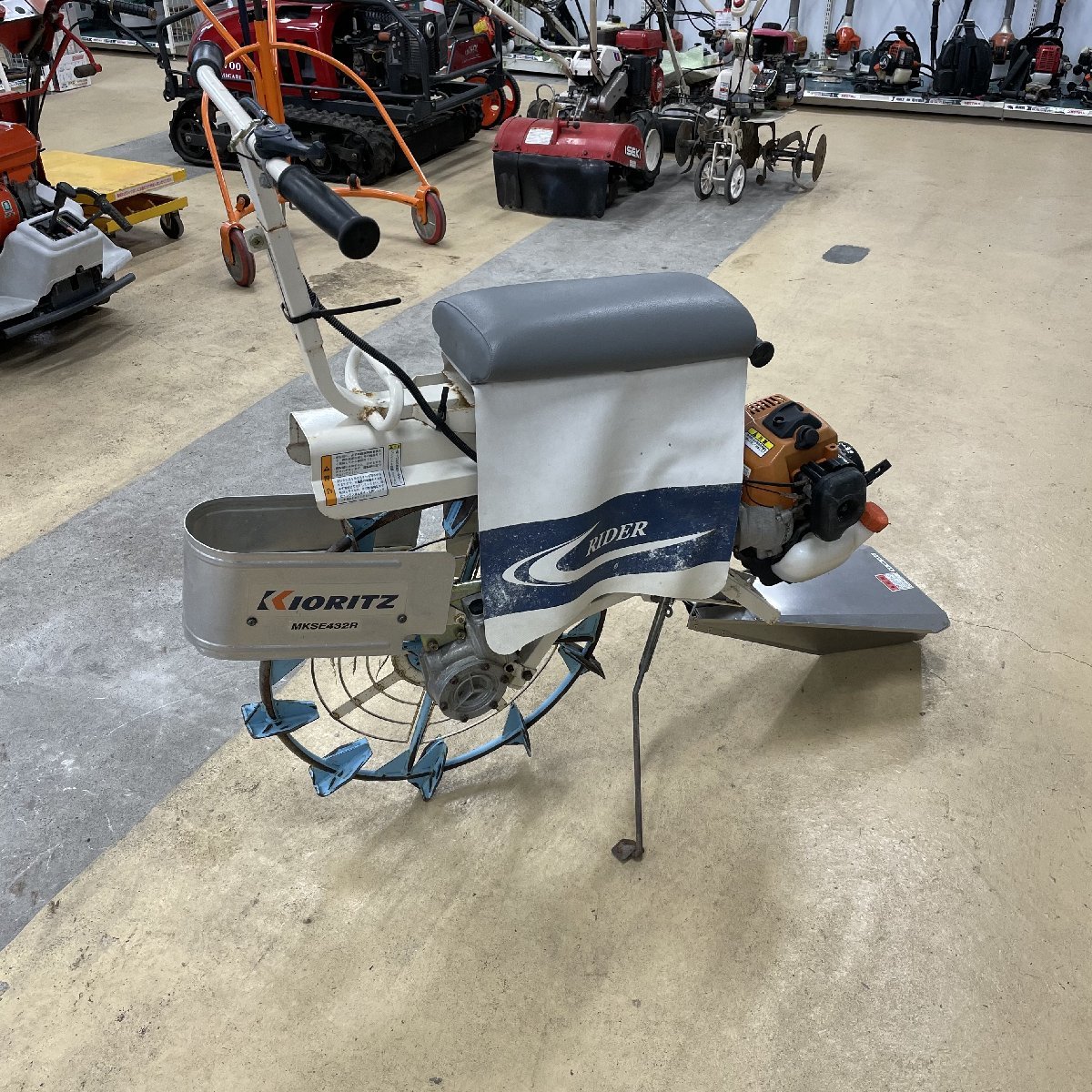 181 K 島根発 共立 KIORITZ 乗用溝切機 MKSE432R RIDER iスタート 012-523-550