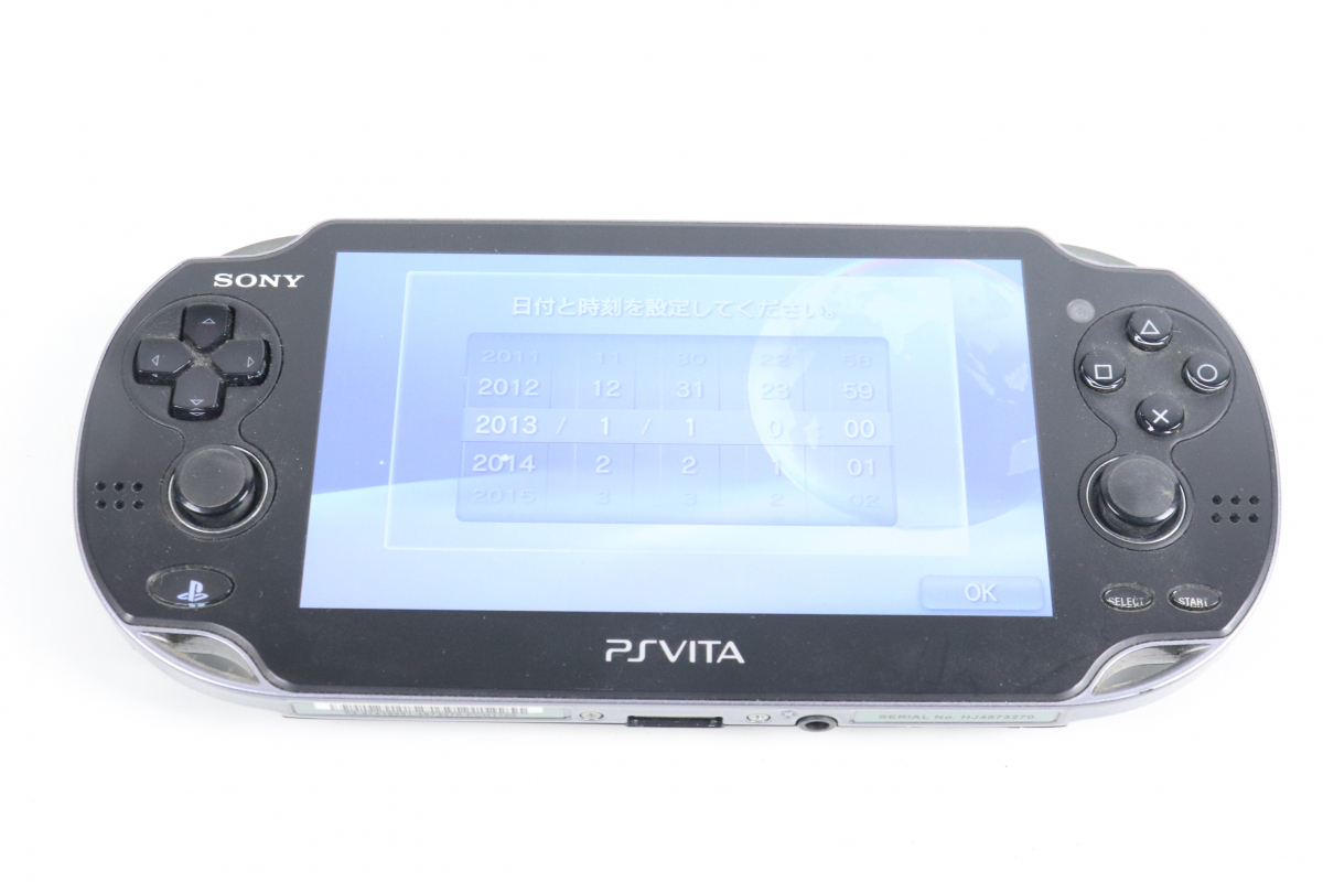 Vita Sony PCH-1100 PS Black Console PlayStation Model Crystal 3G 