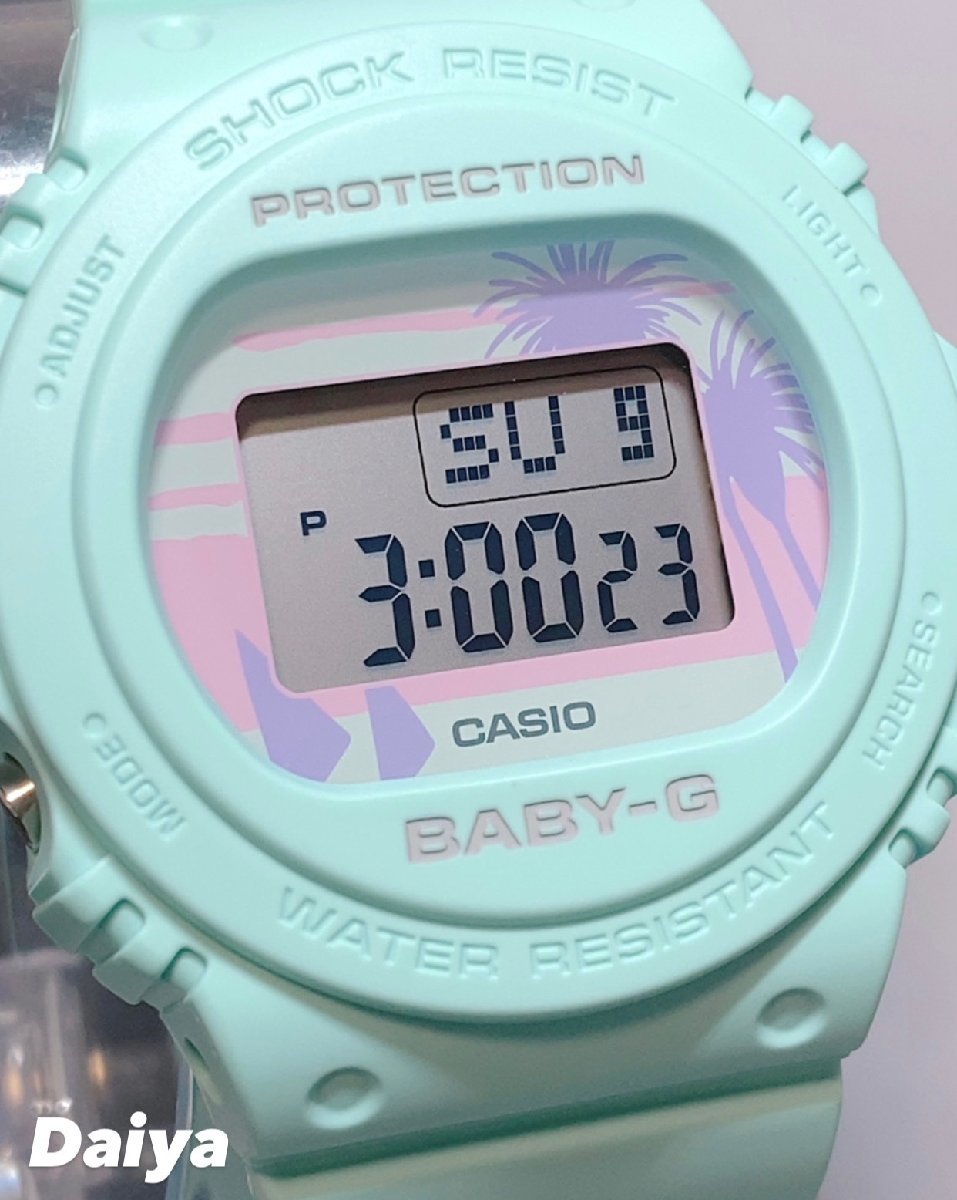 新品 腕時計 CASIO カシオ BABY-G ベビーG ベビージー 80's ビーチカラーズ レディース クオーツ デジタル 多機能腕時計 防水 プレゼント