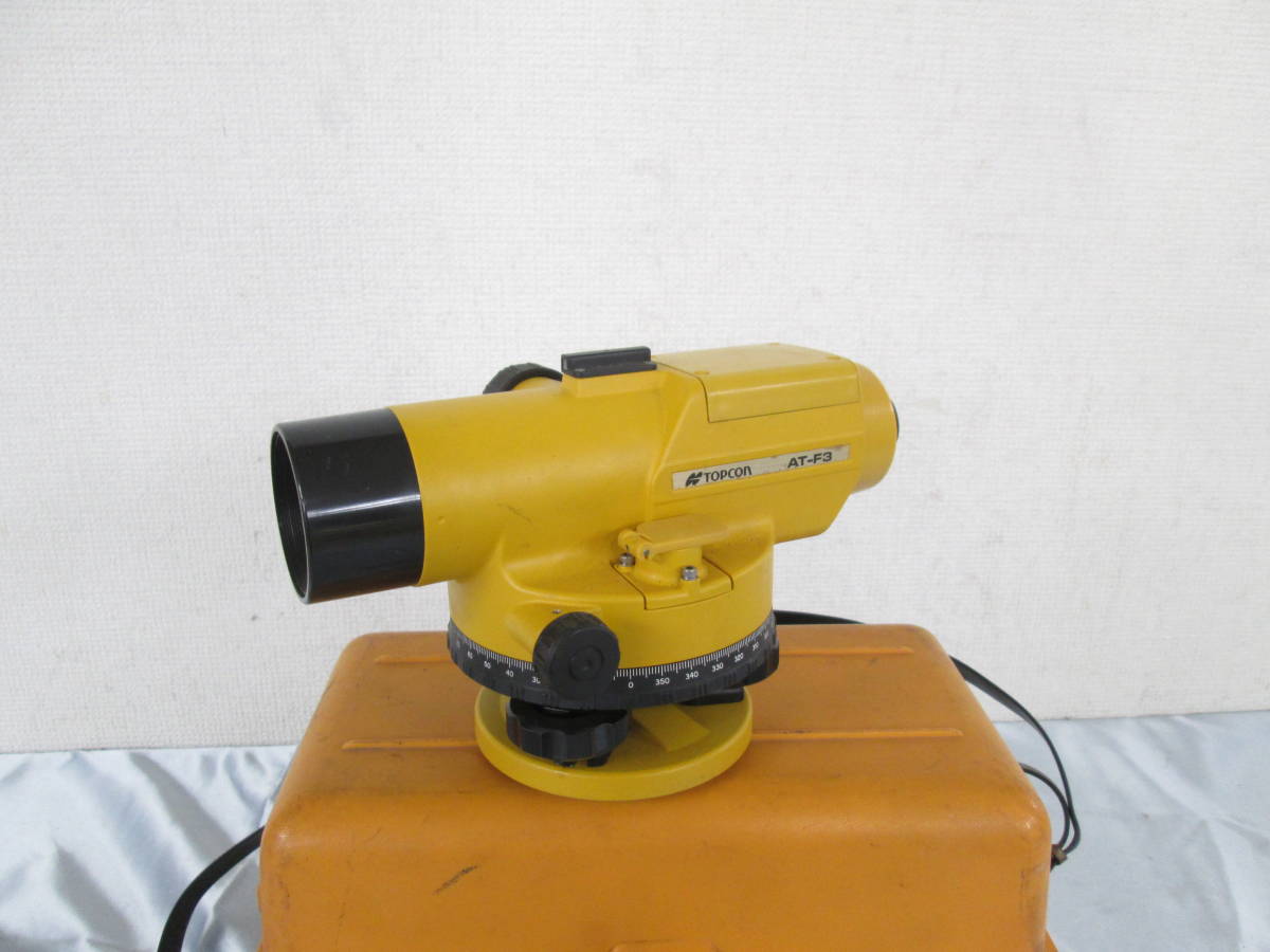 ⑤ TOPCON トプコン オートレベル AT-F3 測量器 ラこ01240601