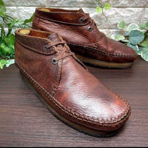 【Clarks （クラークス ）】クラークスオリジナル 【タイプ】76290 WEAVER BOOT ウィーバーブーツ ワラビー　シボ革　デザートブーツ　8M