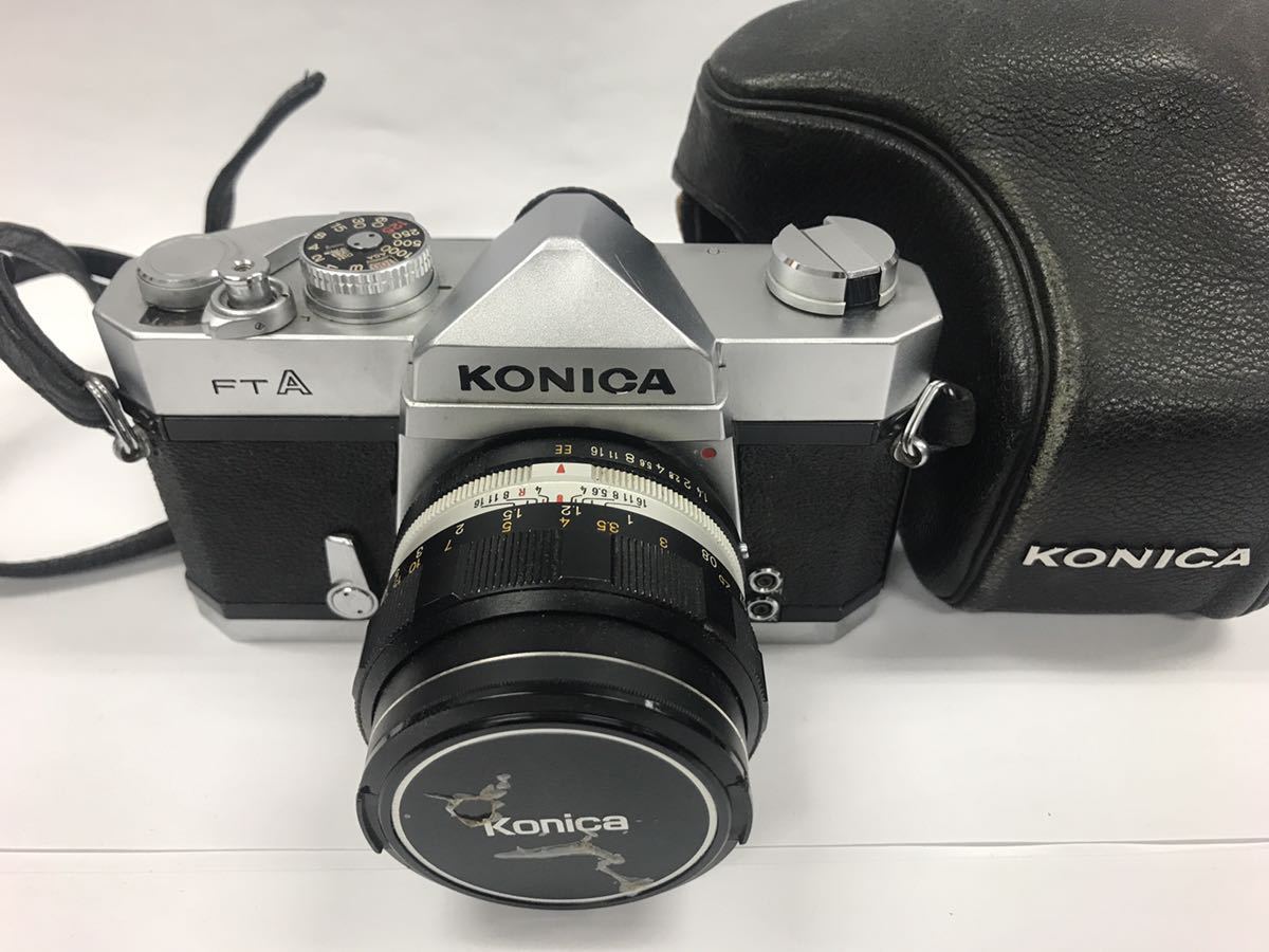 〒【売り切り】KONICA コニカ フィルムカメラ 一眼レフ マニュアルフォーカス FT A