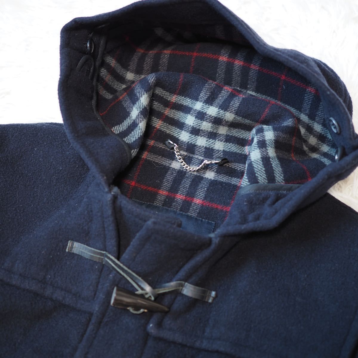 1円~【BURBERRY LONDON】バーバリーロンドン ロングダッフルコート