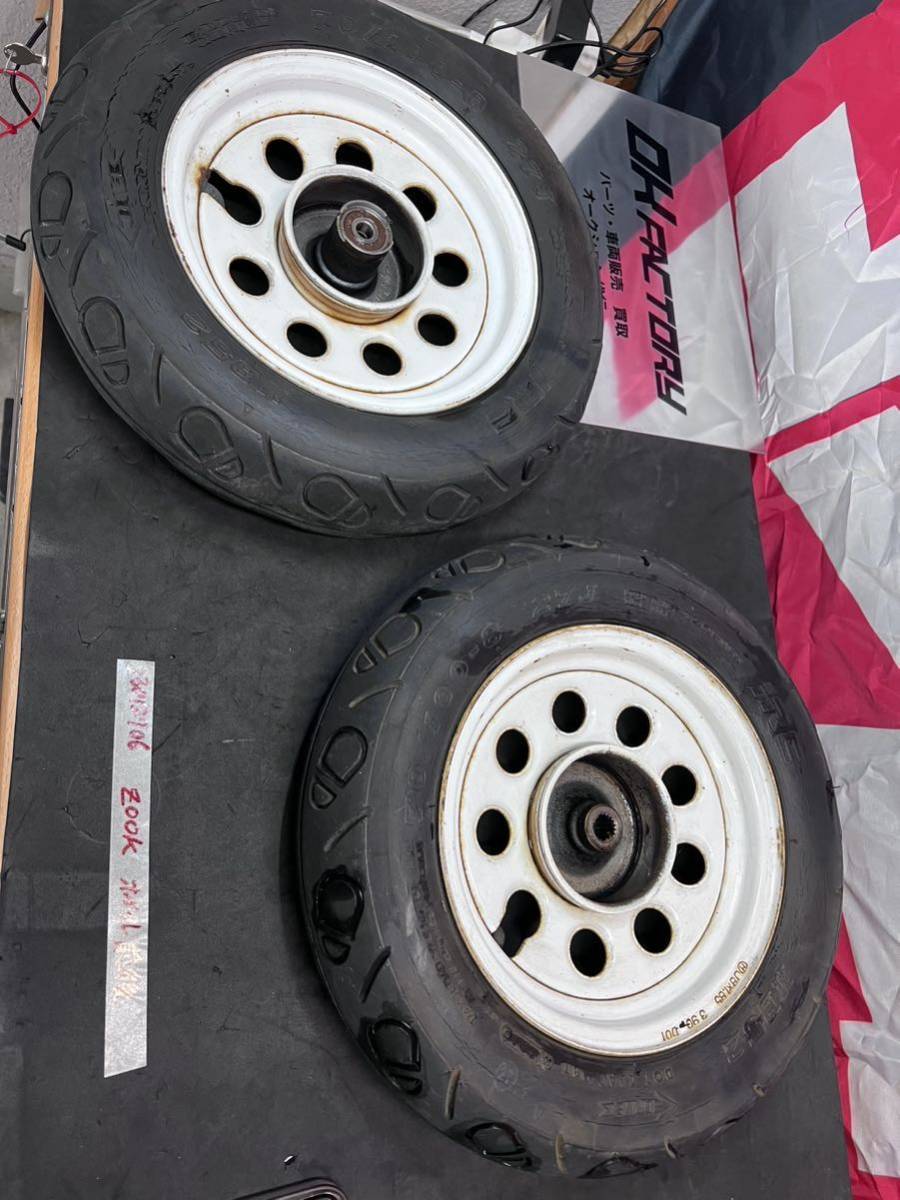 ☆23012706 当時物 レア ホンダ zook 前後 ホイール 8インチ/検索af26